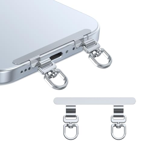 Amazon.co.jp: Heptour スマホ ストラップホルダー 2口 ダブルリング